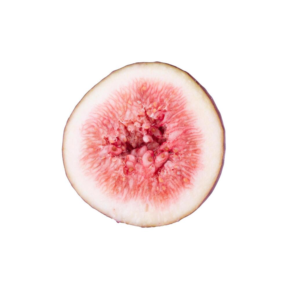 Fresh figs isolated on a white background photo