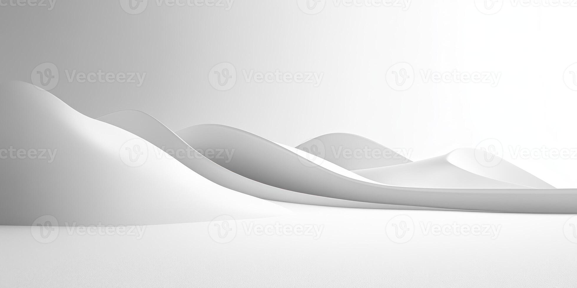 Abstract White Architectural Landscape photo