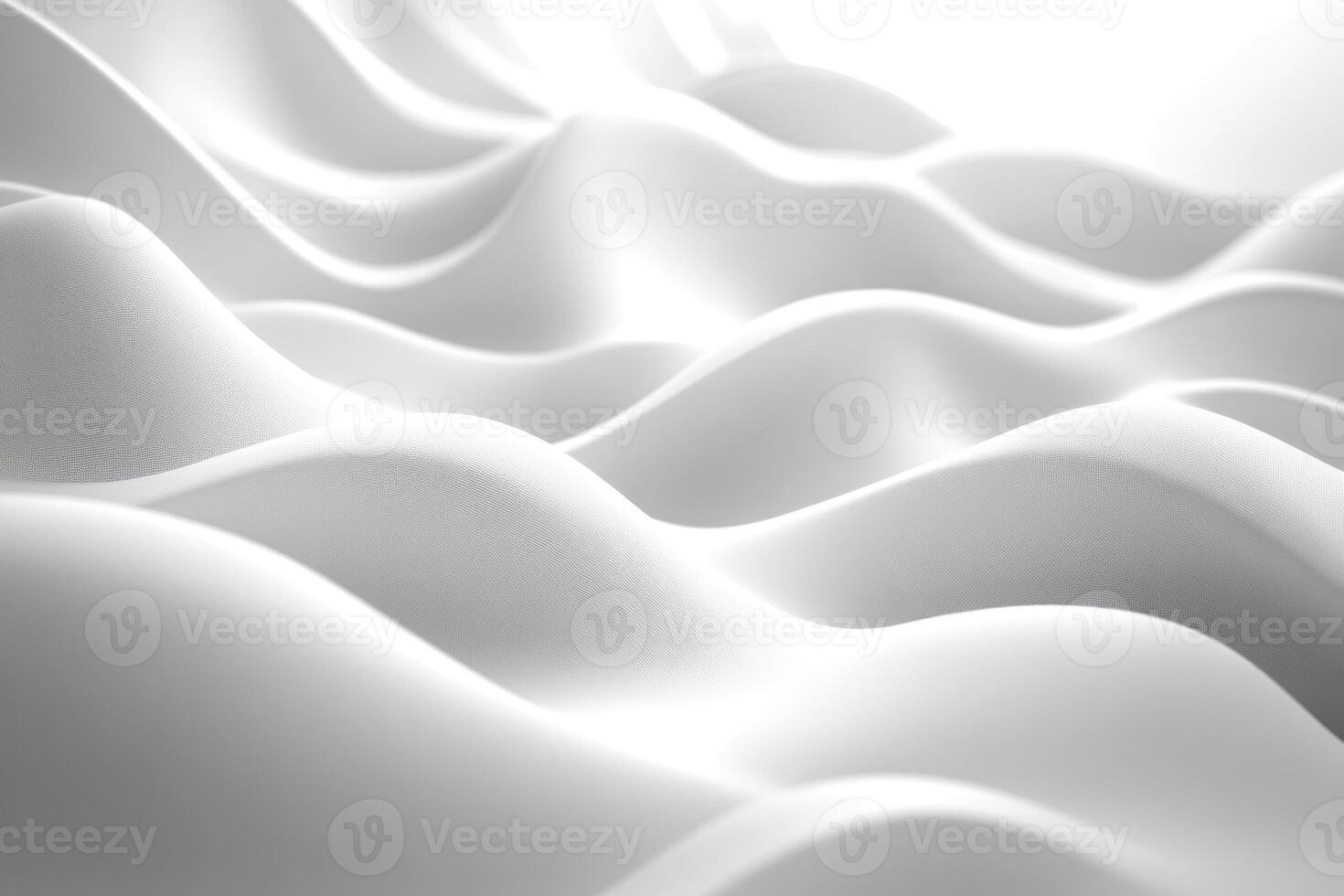 Abstract White Wavy Surface with Subtle Texture photo