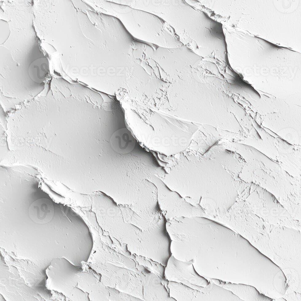 Abstract White Paint Texture with Swirls and Lines photo