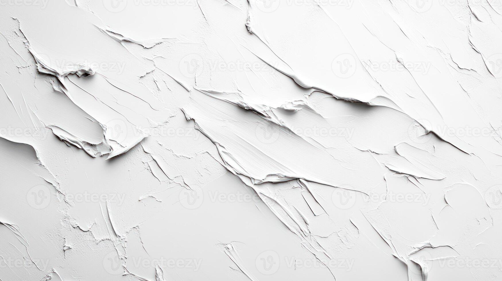 Abstract White Paint Texture with Swirls and Lines photo