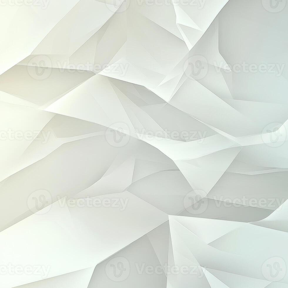 Abstract White Geometric Pattern with Subtle Depth and Texture photo