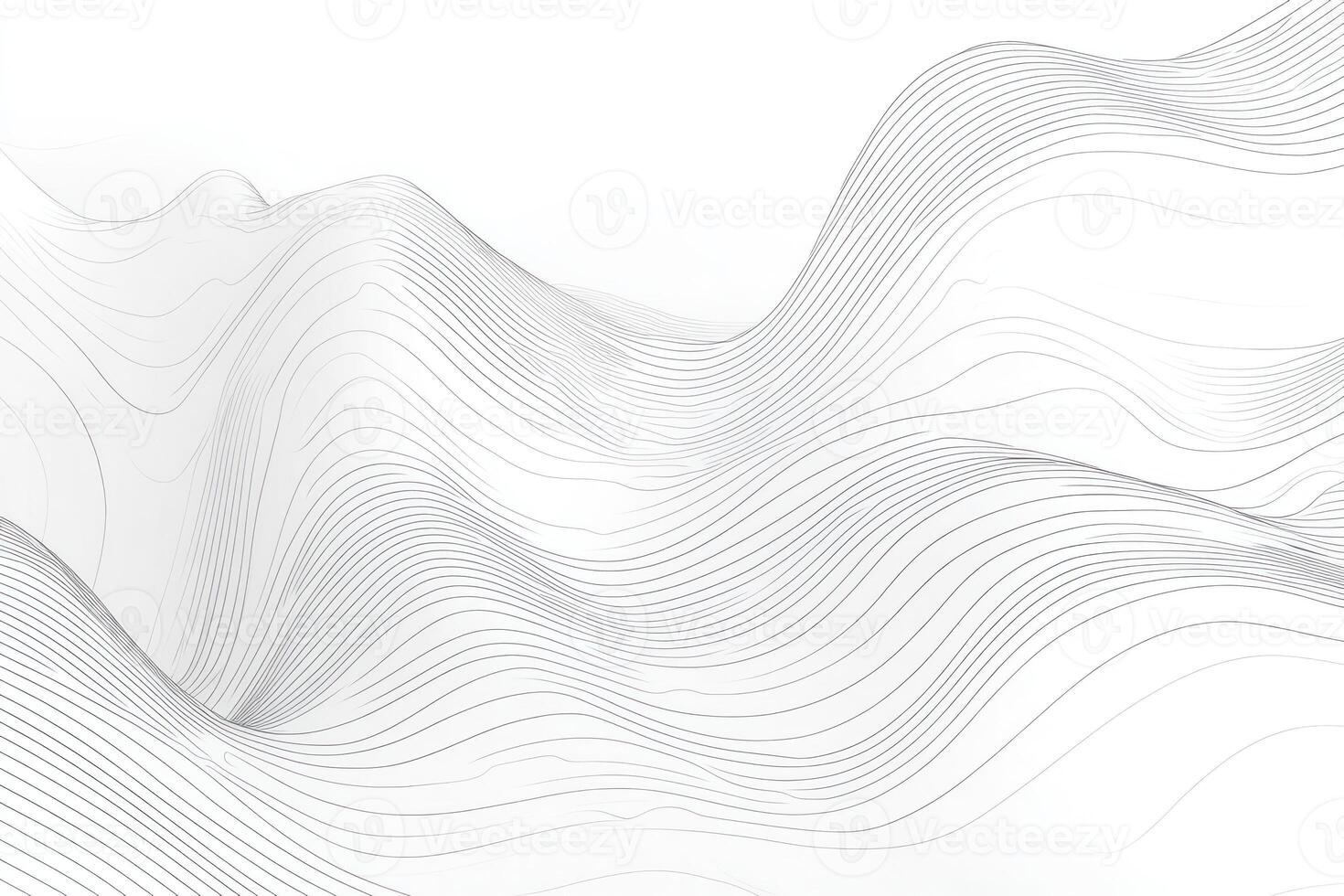 Abstract White Landscape with Intersecting Lines photo