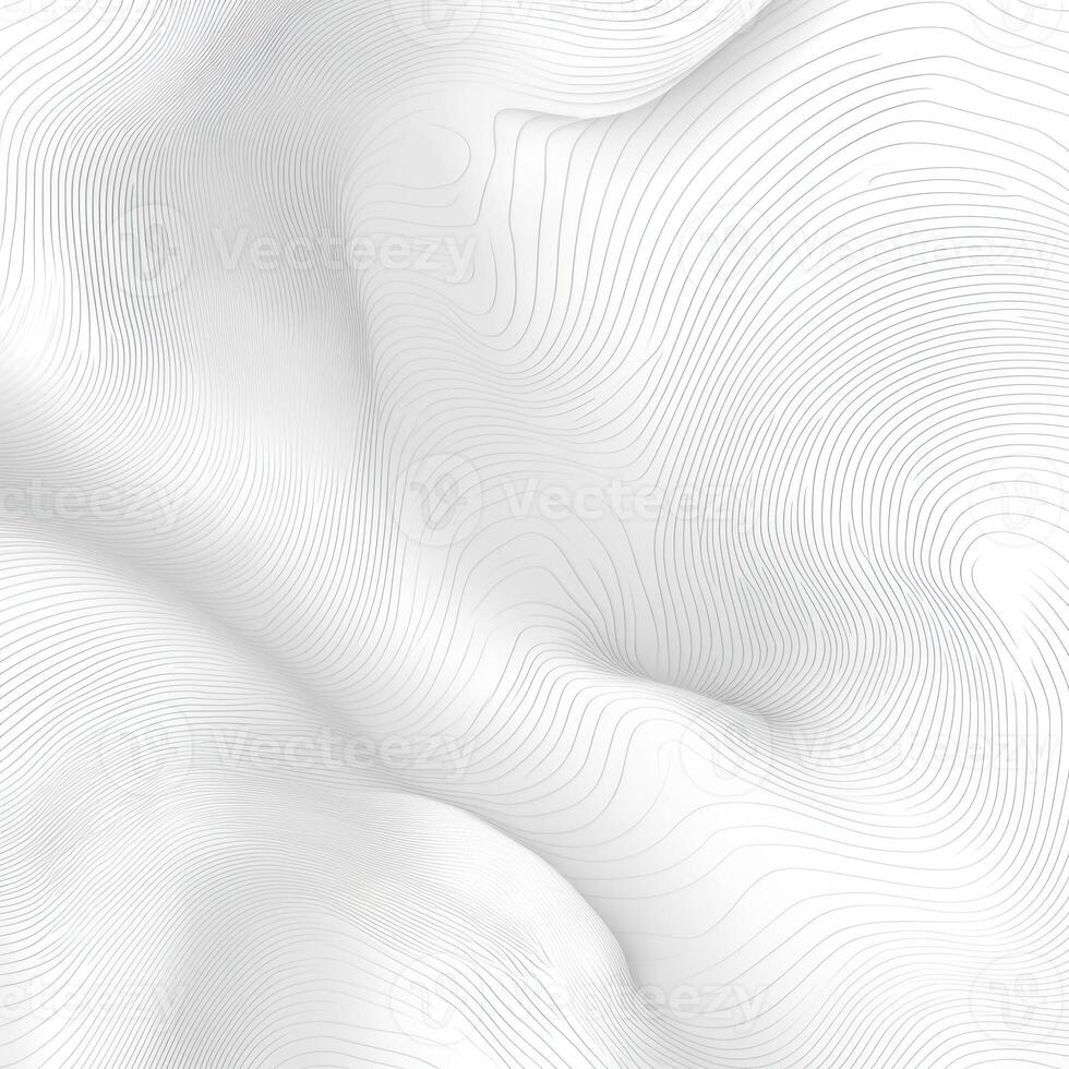 Abstract White Wavy Surface with Thin Lines photo