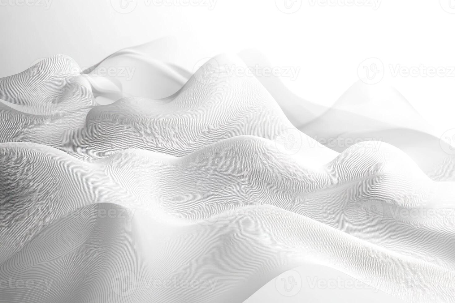 Abstract White Wavy Surface with Line Texture photo
