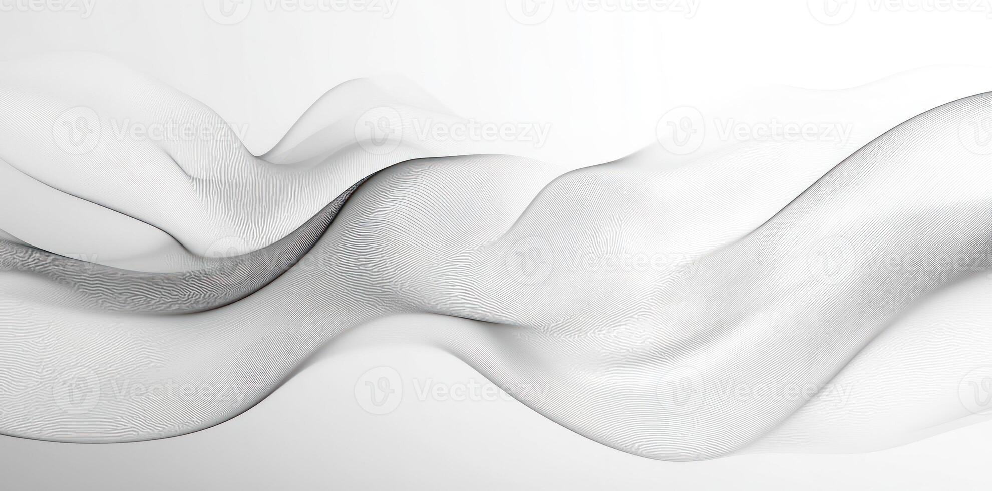 Abstract Gray and White Wavy Lines Pattern photo