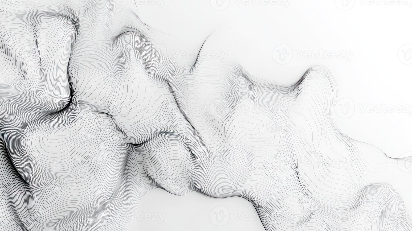 Abstract Wavy Pattern of Intersecting Lines photo