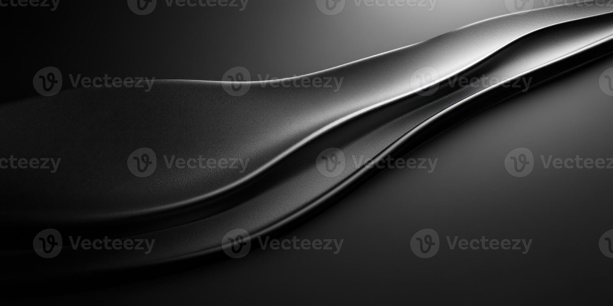 Abstract Black Waves with Subtle Texture photo