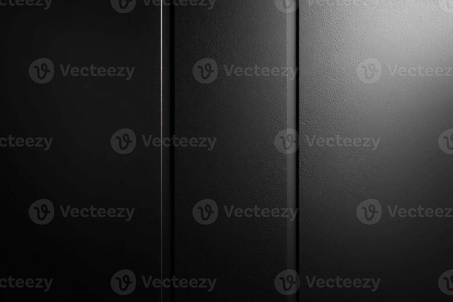 A Close-Up of Three Black Panels With Subtle Texture photo