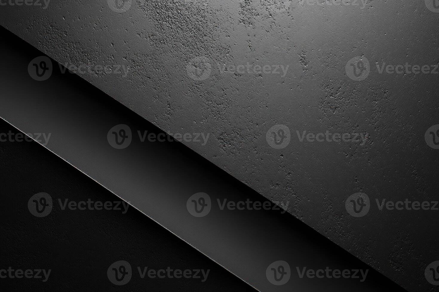 Abstract Black Textured Surface with Diagonal Line photo