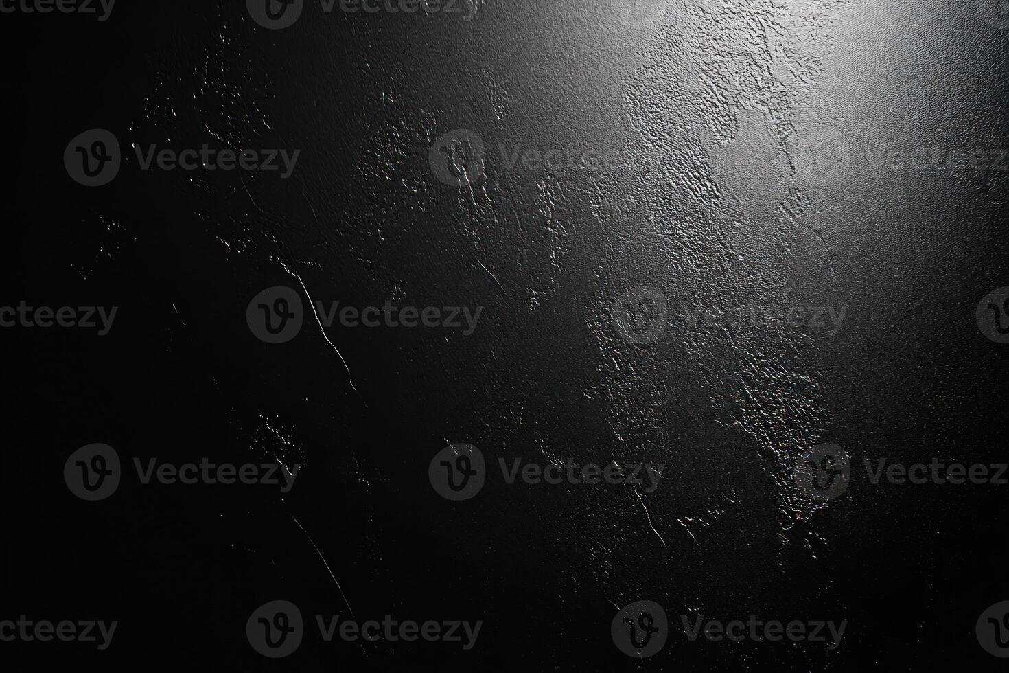 Black Surface with Light Reflection and Texture photo