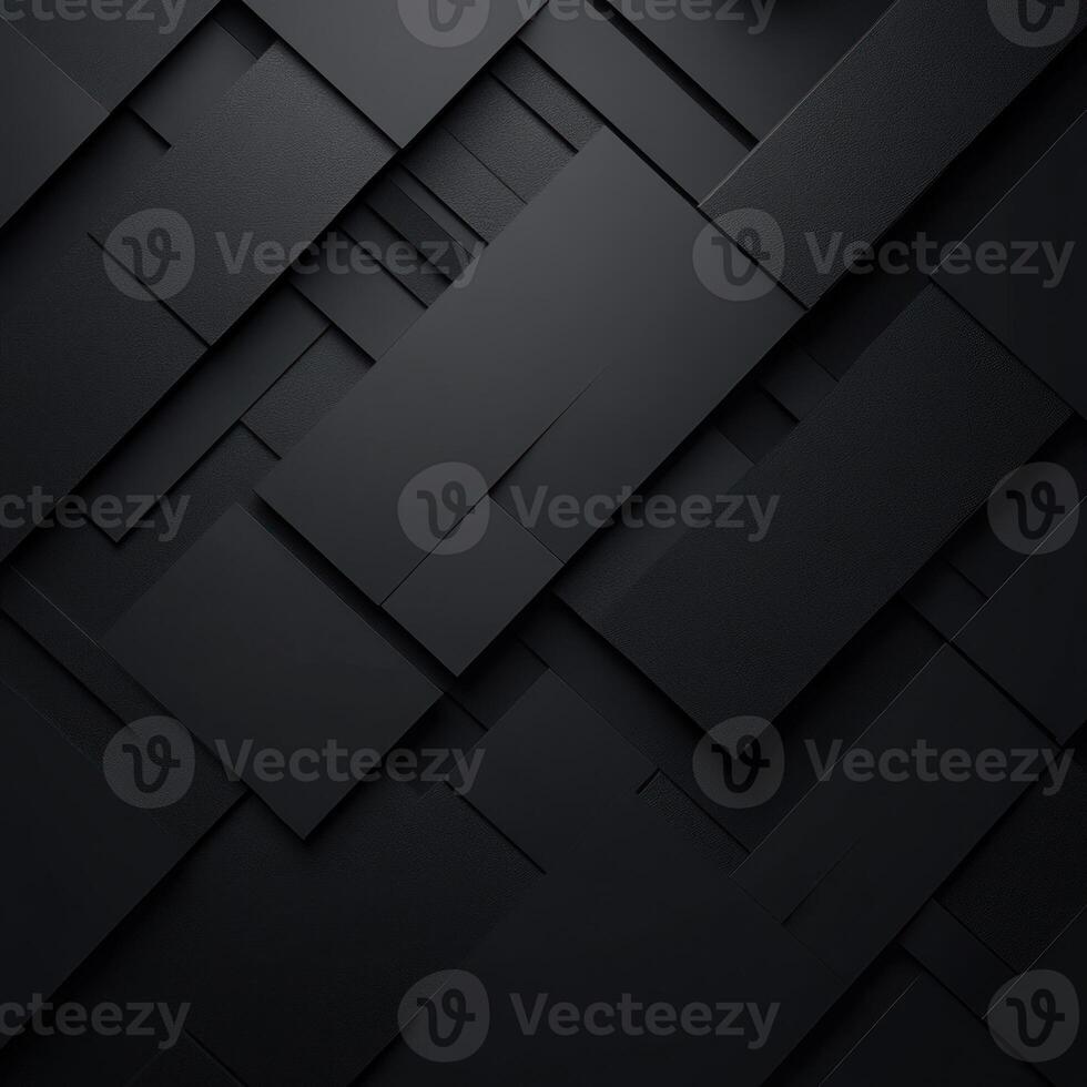Abstract Black Geometric Pattern with Textured Surface photo