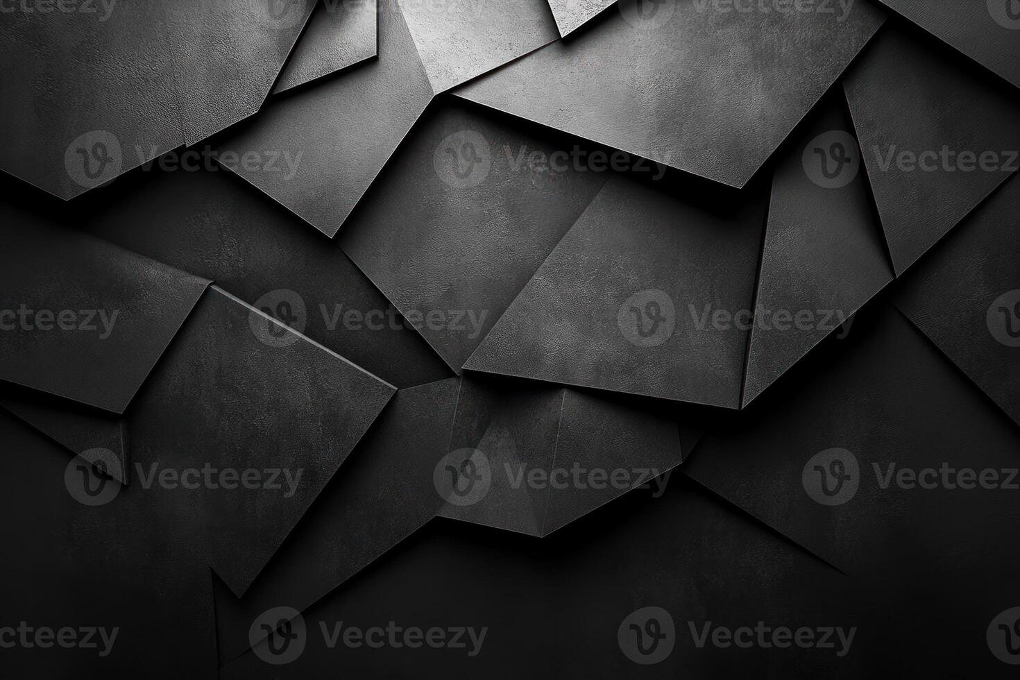 Abstract Geometric Pattern of Black Triangles photo