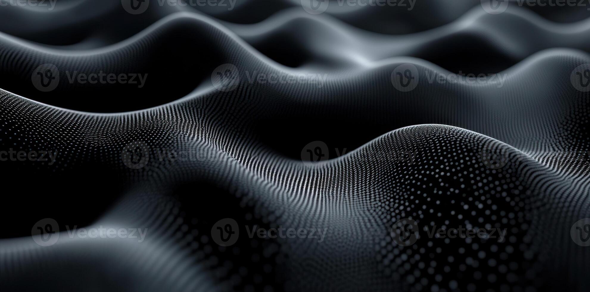 Abstract Dark Wavy Surface with Circular Texture photo