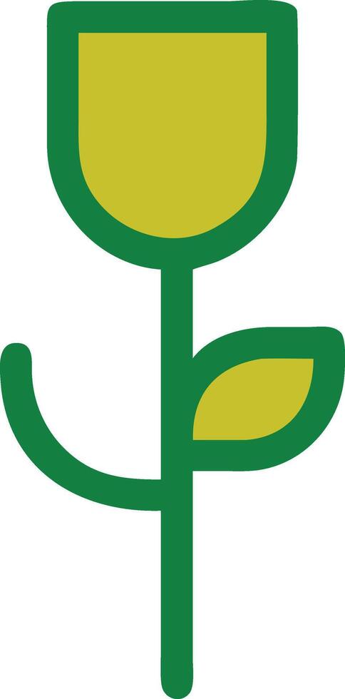 Minimalist Flower Icon Art vector