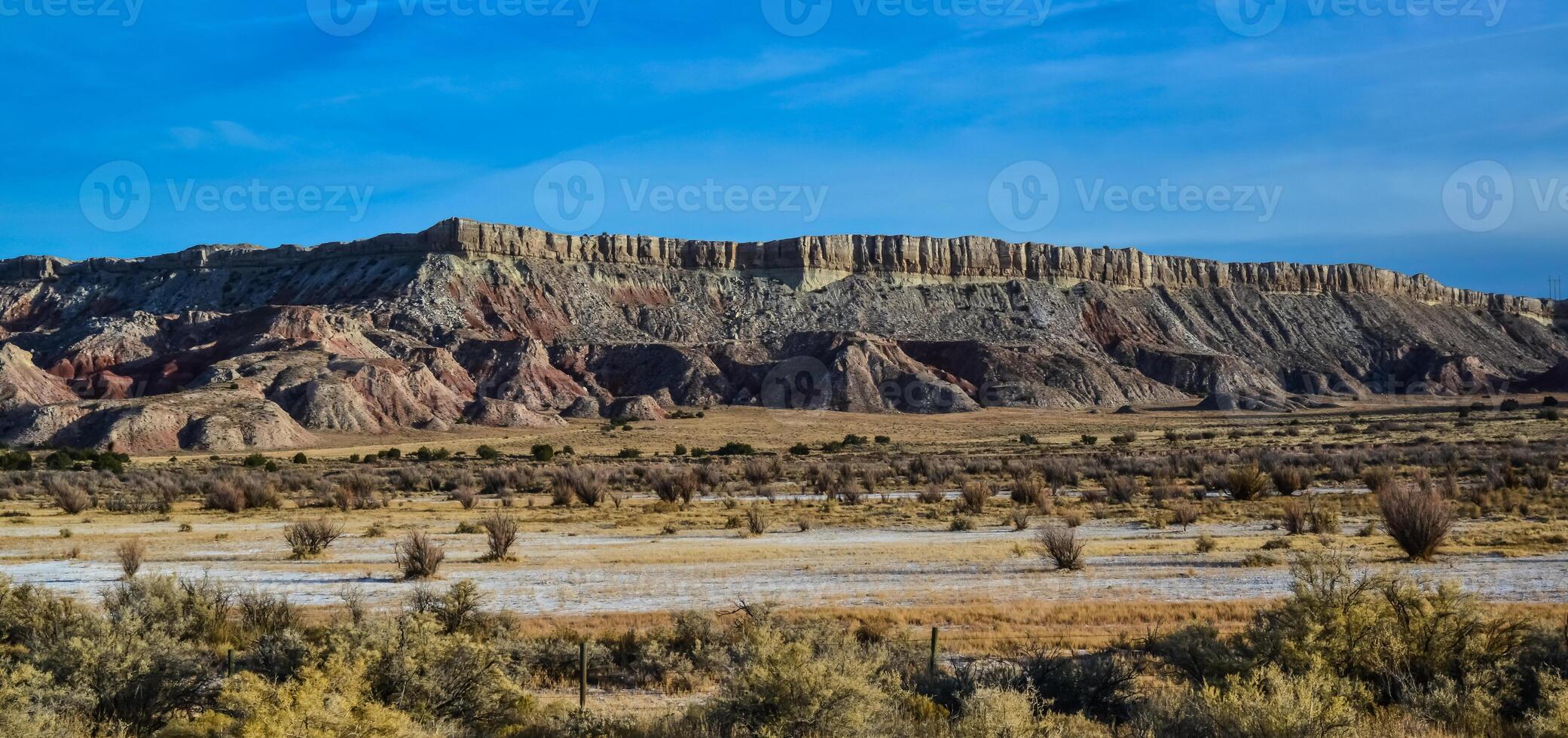 Natural Landscape, Erosive Rock Formations in New Mexico photo
