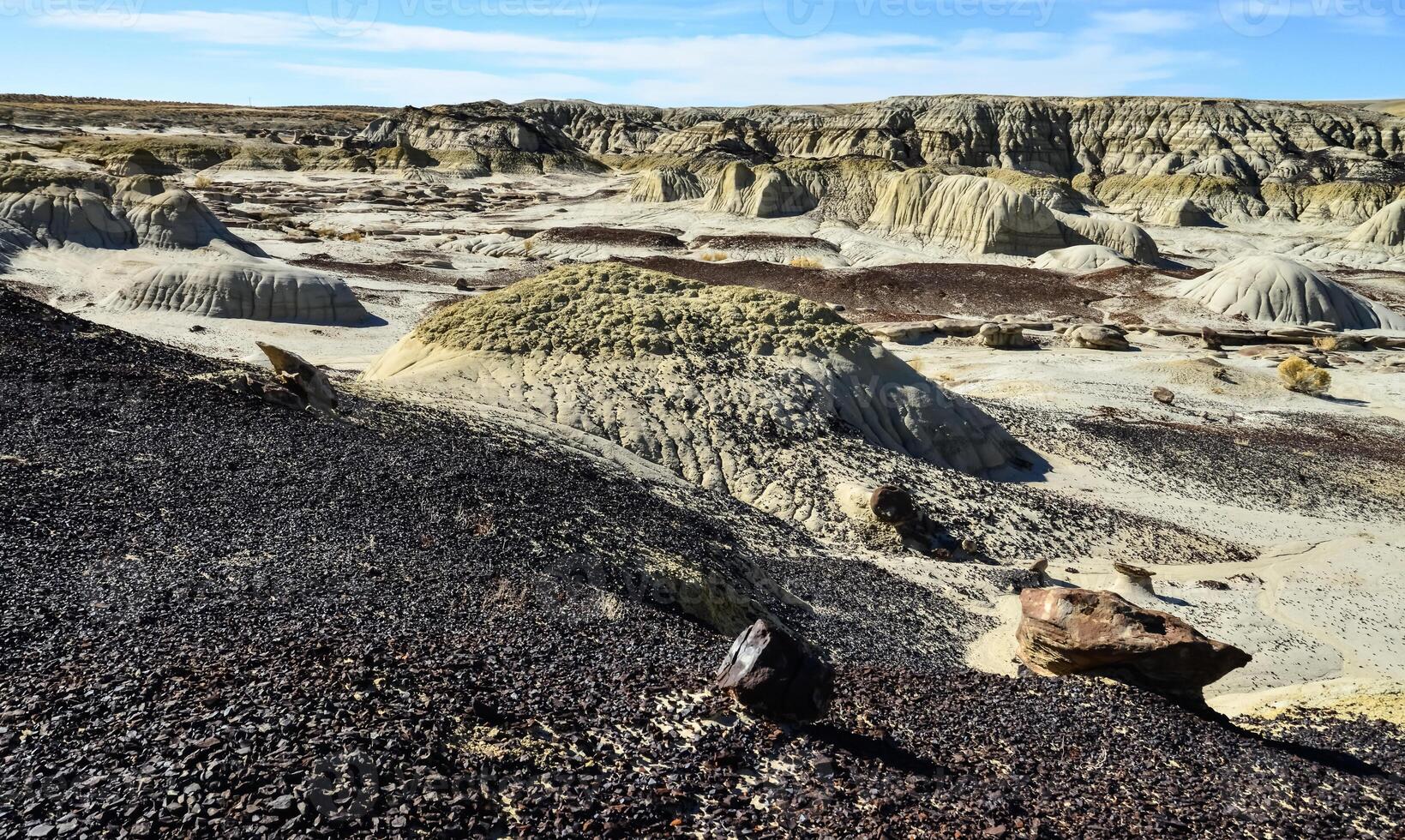 Weird sandstone formations created by erosion at Ah-Shi-Sle-Pah Wilderness Study Area in San Juan County near the city of Farmington, New Mexico. photo