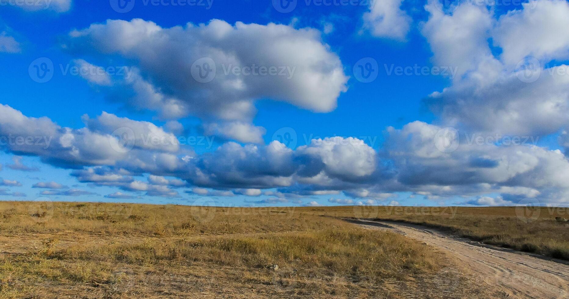 Thunderstorm clouds over the Crimean Peninsula in summer photo