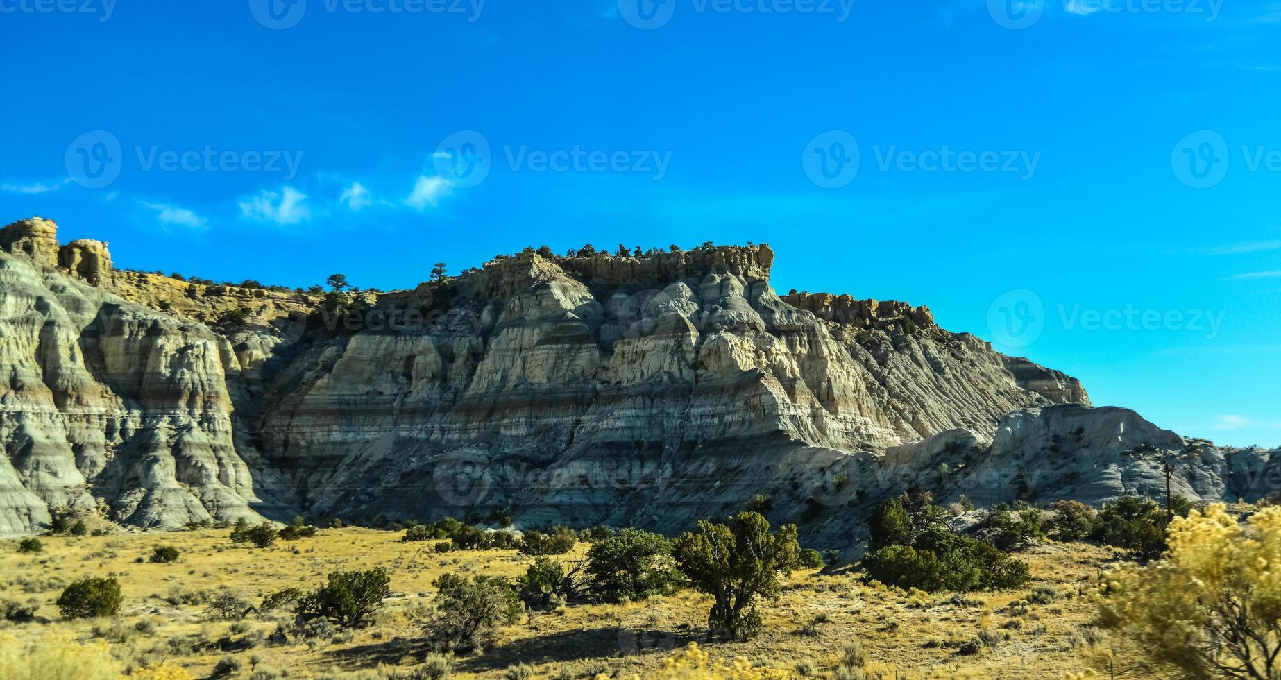 Natural Landscape, Erosive Rock Formations in New Mexico photo