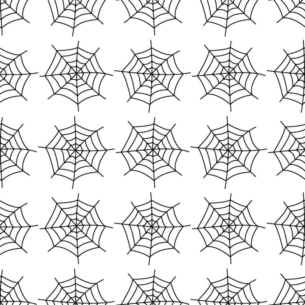 Halloween Seamless Patterns for Background, Digital Paper With Web vector