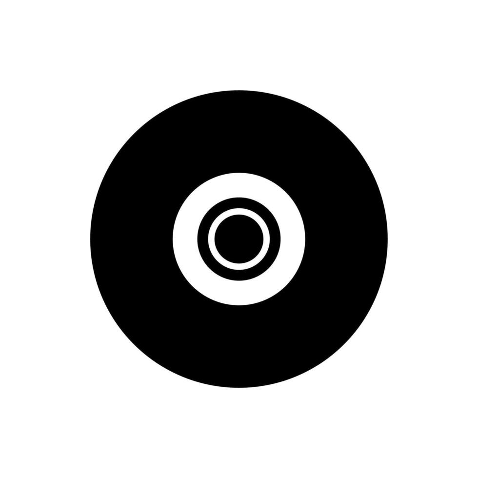 Vinyl record icon. Symbol of music. vector