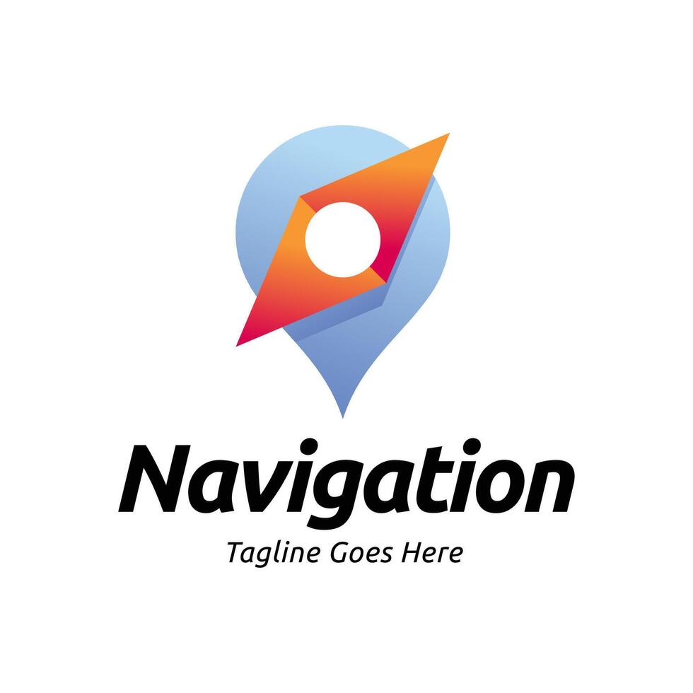 Compass Global Globe Earth Adventure GPS navigation logo design. Illustration vector