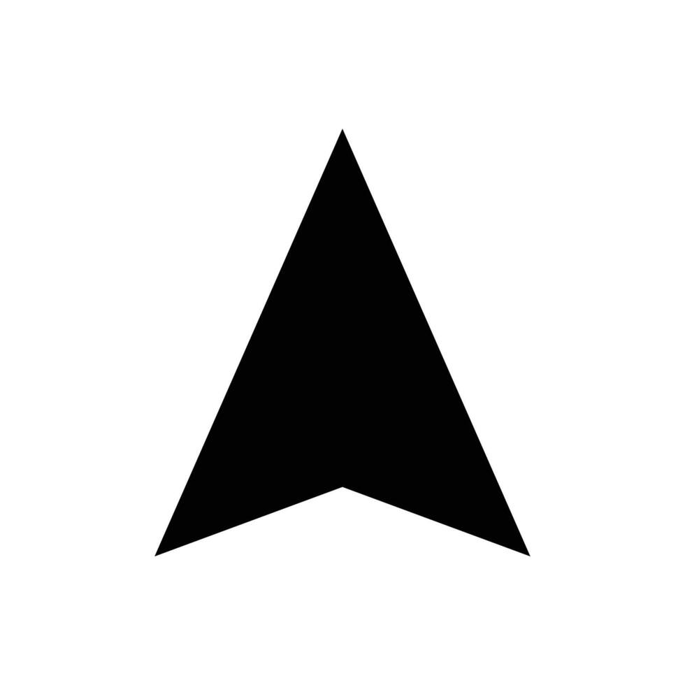 Arrow Icon, Black Arrow Icon Illustration vector
