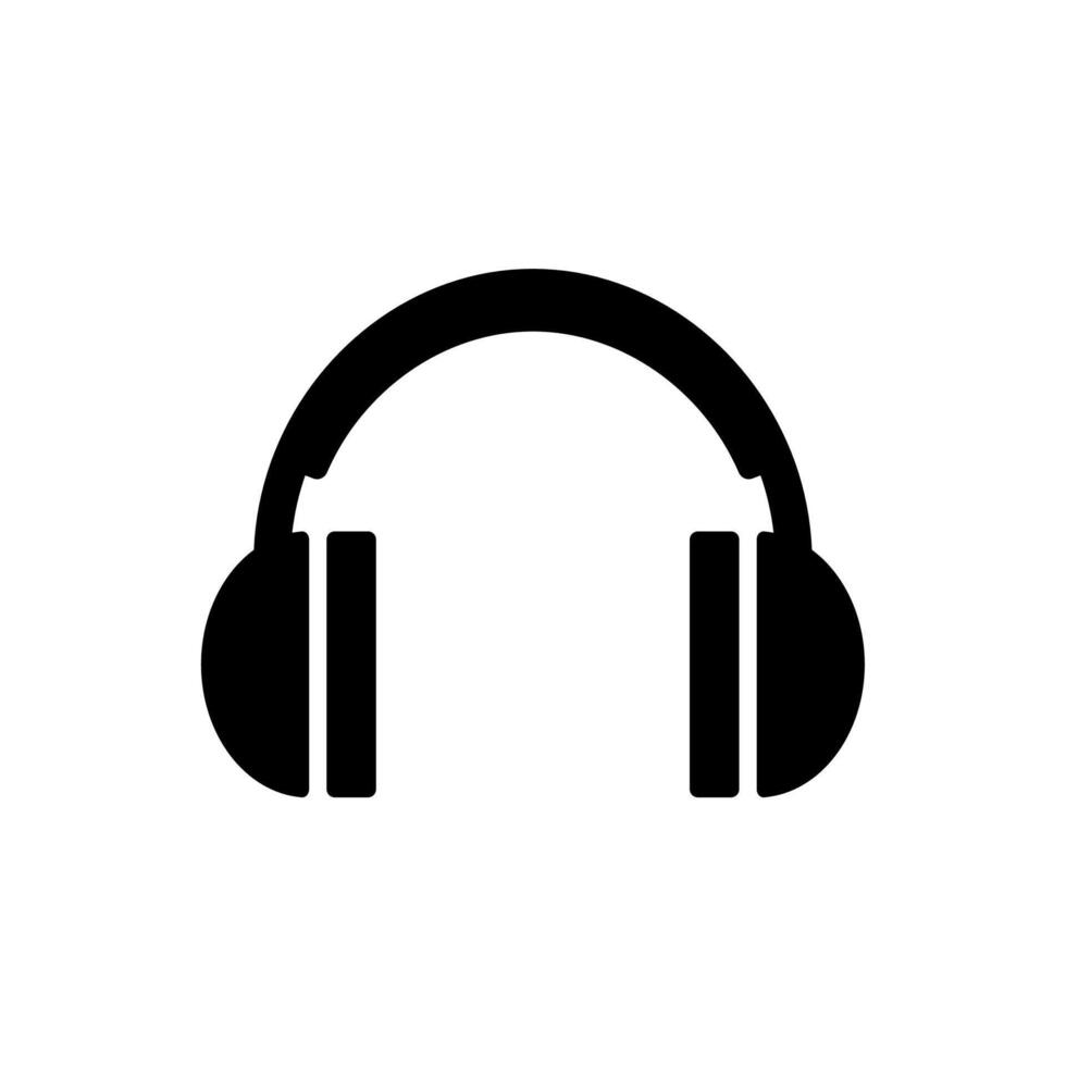 Headset icon simple illustration. vector