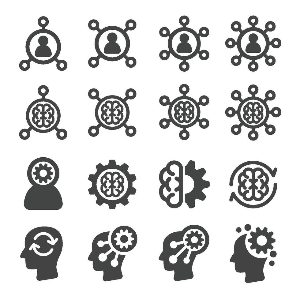 ability and skill icon vector