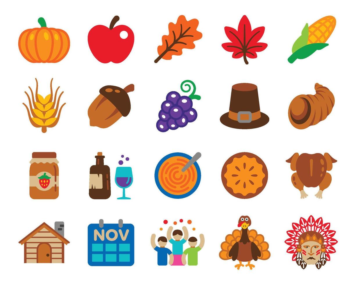 thanksgiving Day icon vector