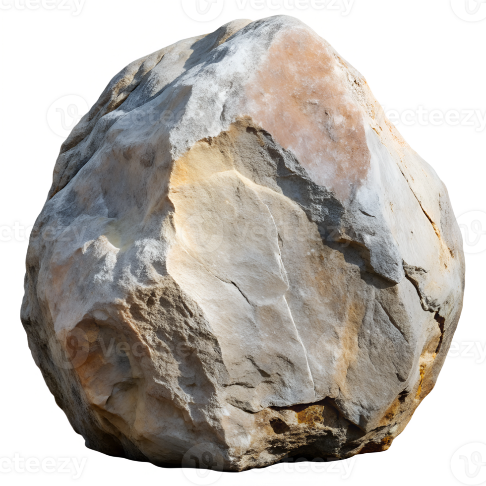 angular boulder with light and dark tones transparent png