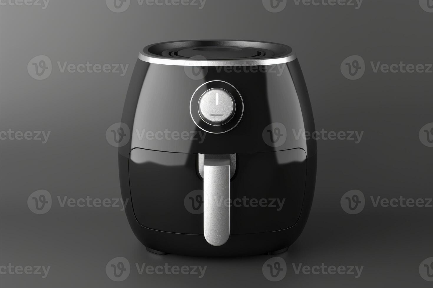 Modern kitchen appliance ready for healthy cooking in a minimalist setting photo
