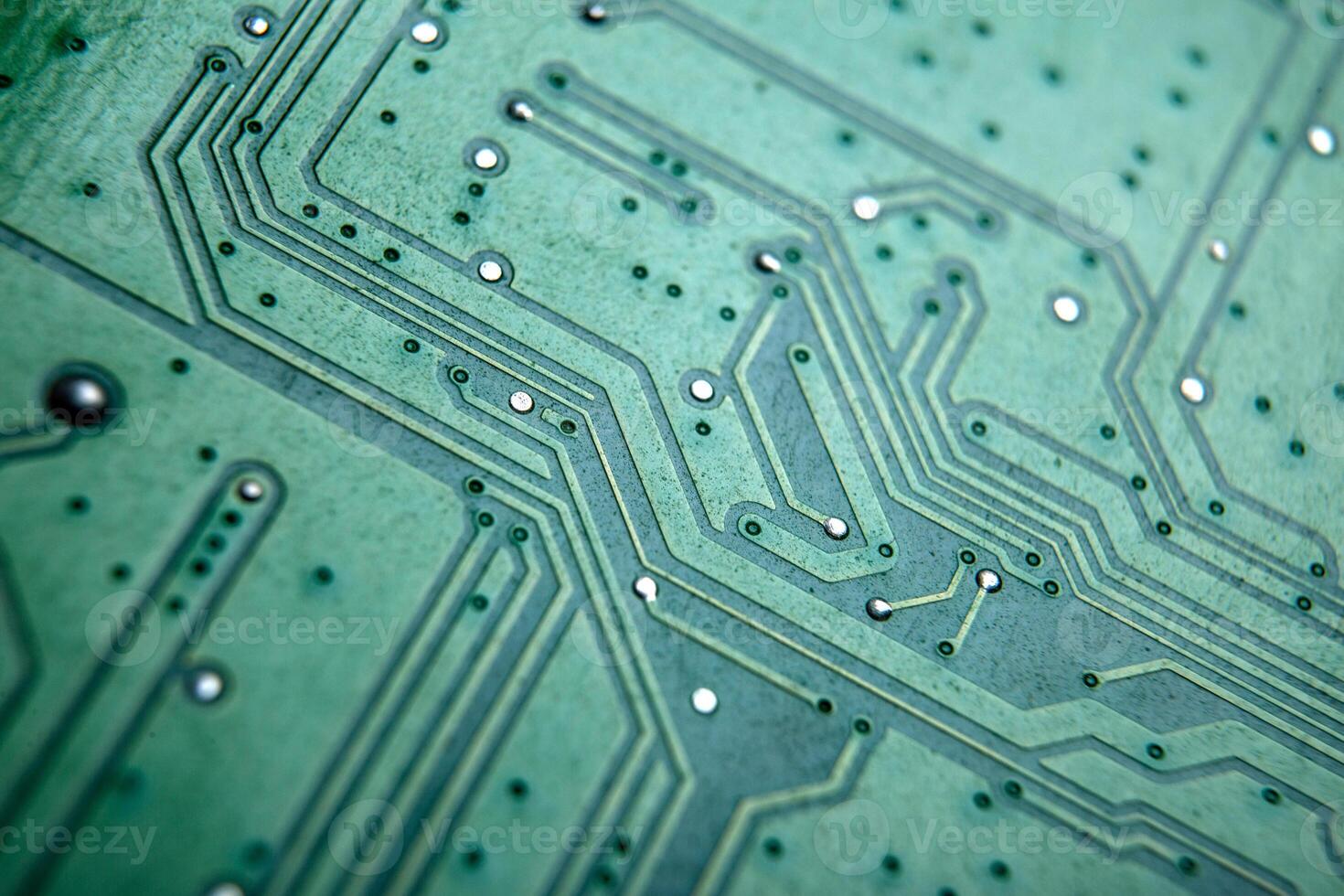 chip board and processor technology digital close up photo