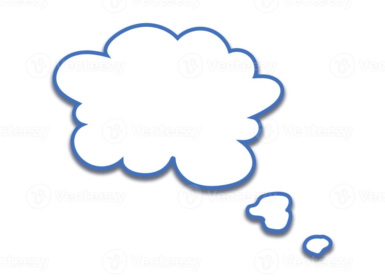 icon in the form of a cloud of reflection photo