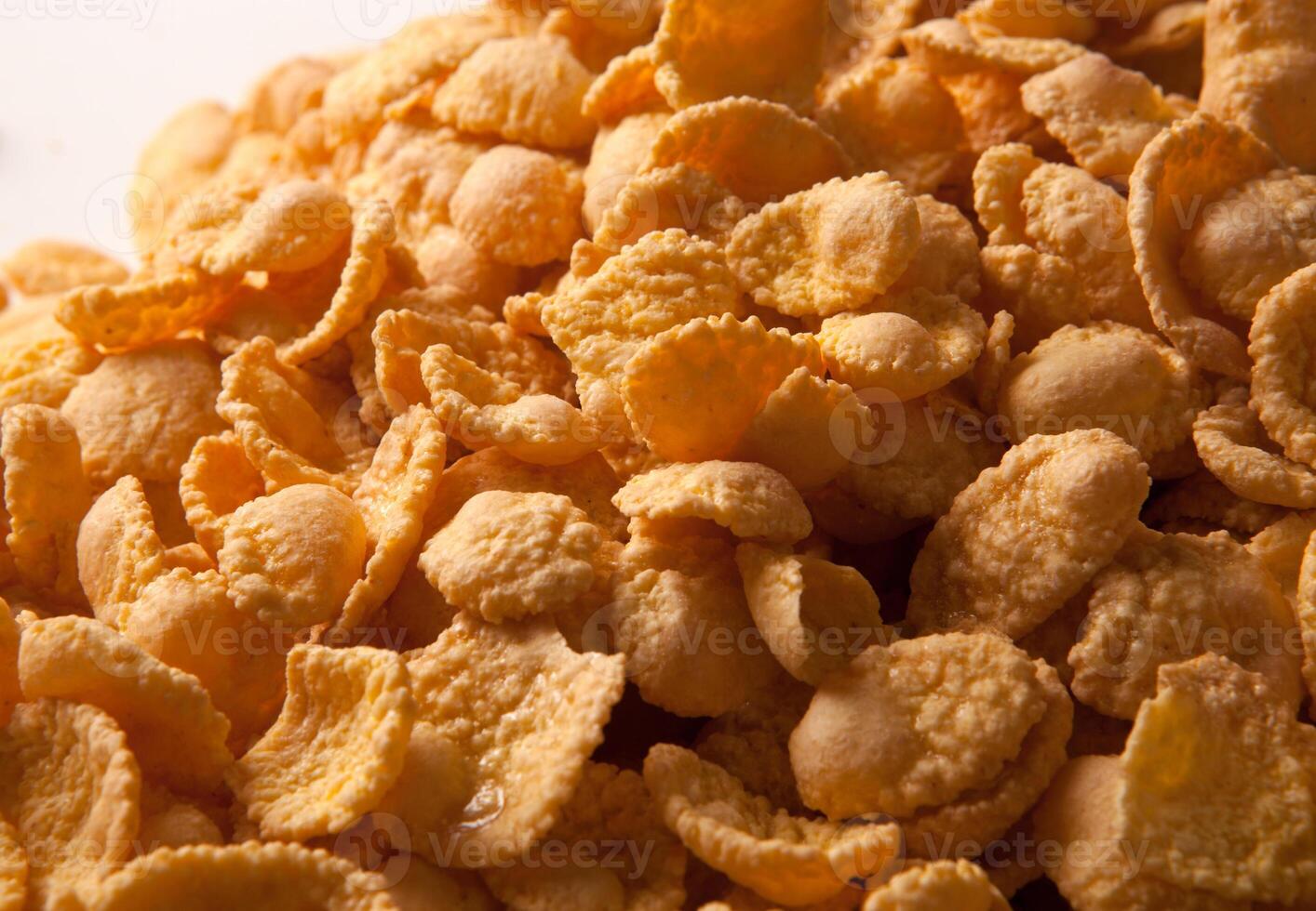 Pile of caramel cornflakes photo