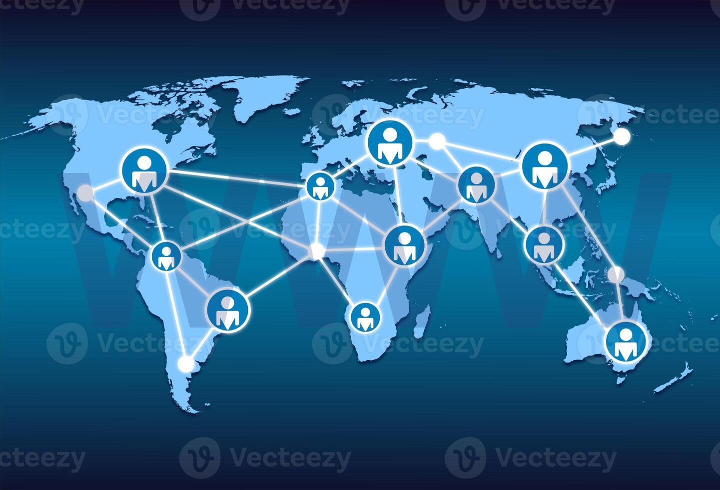 world map and world wide web photo