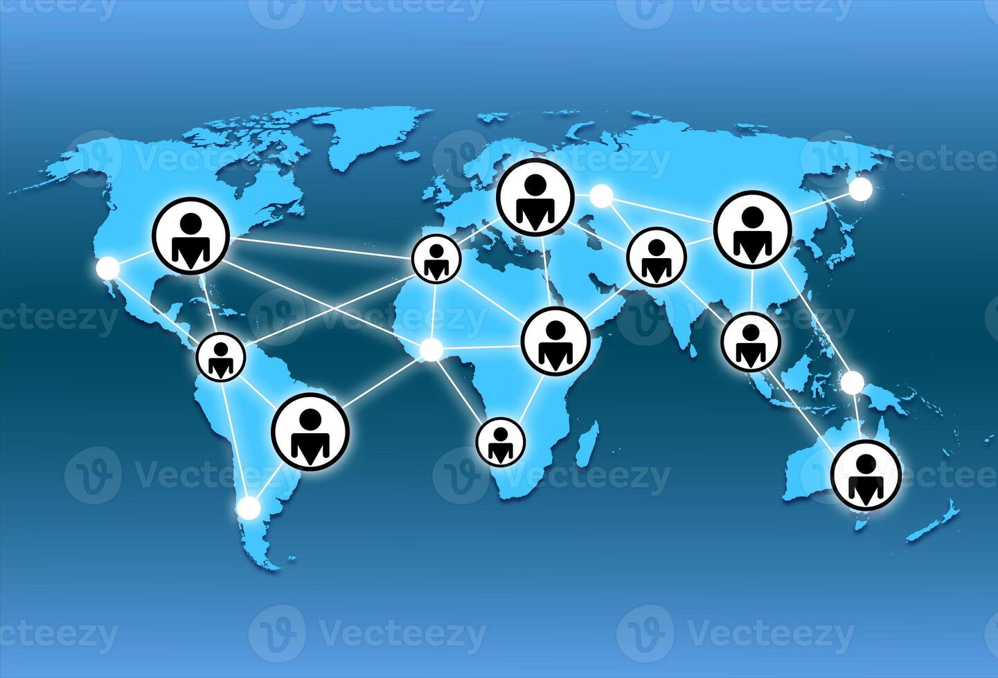 world map and world wide web photo