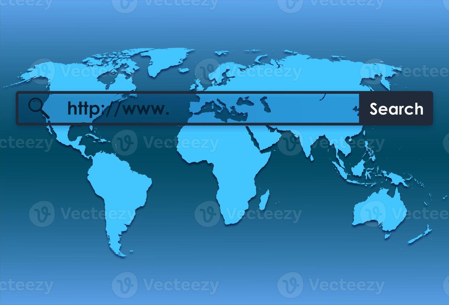 world map and world wide web searching photo