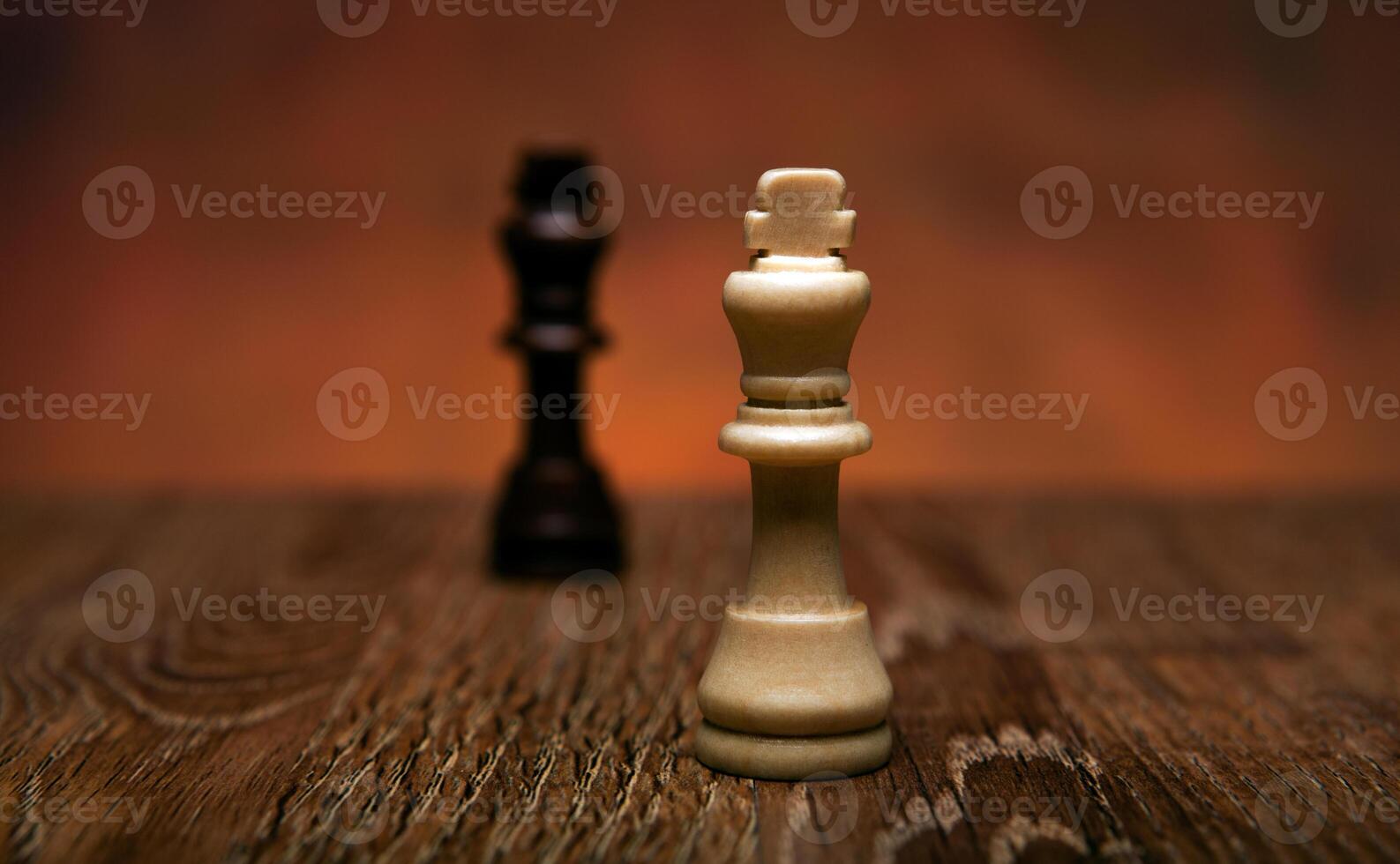 chess game with pieces on the table photo