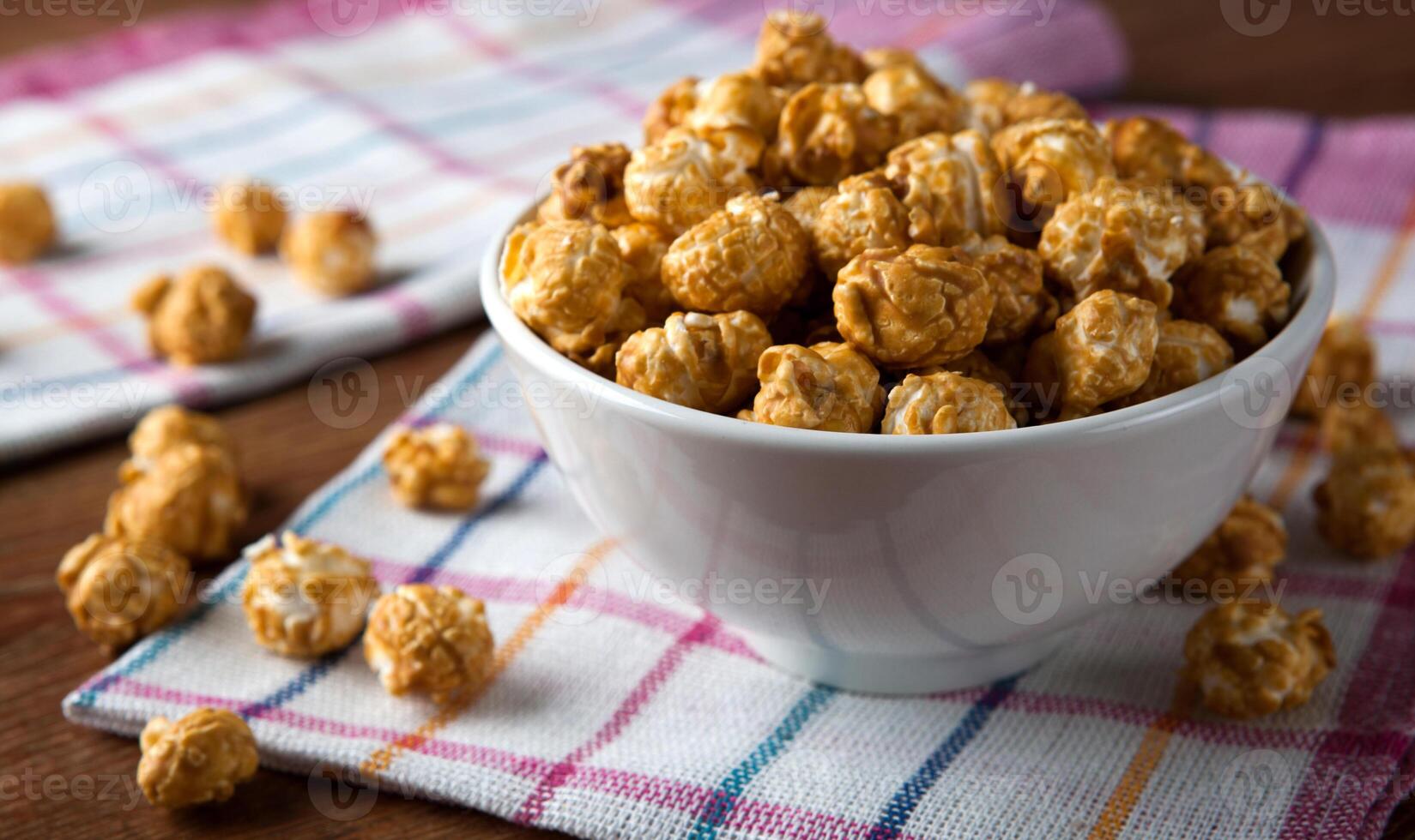 a lot of golden caramel corn photo