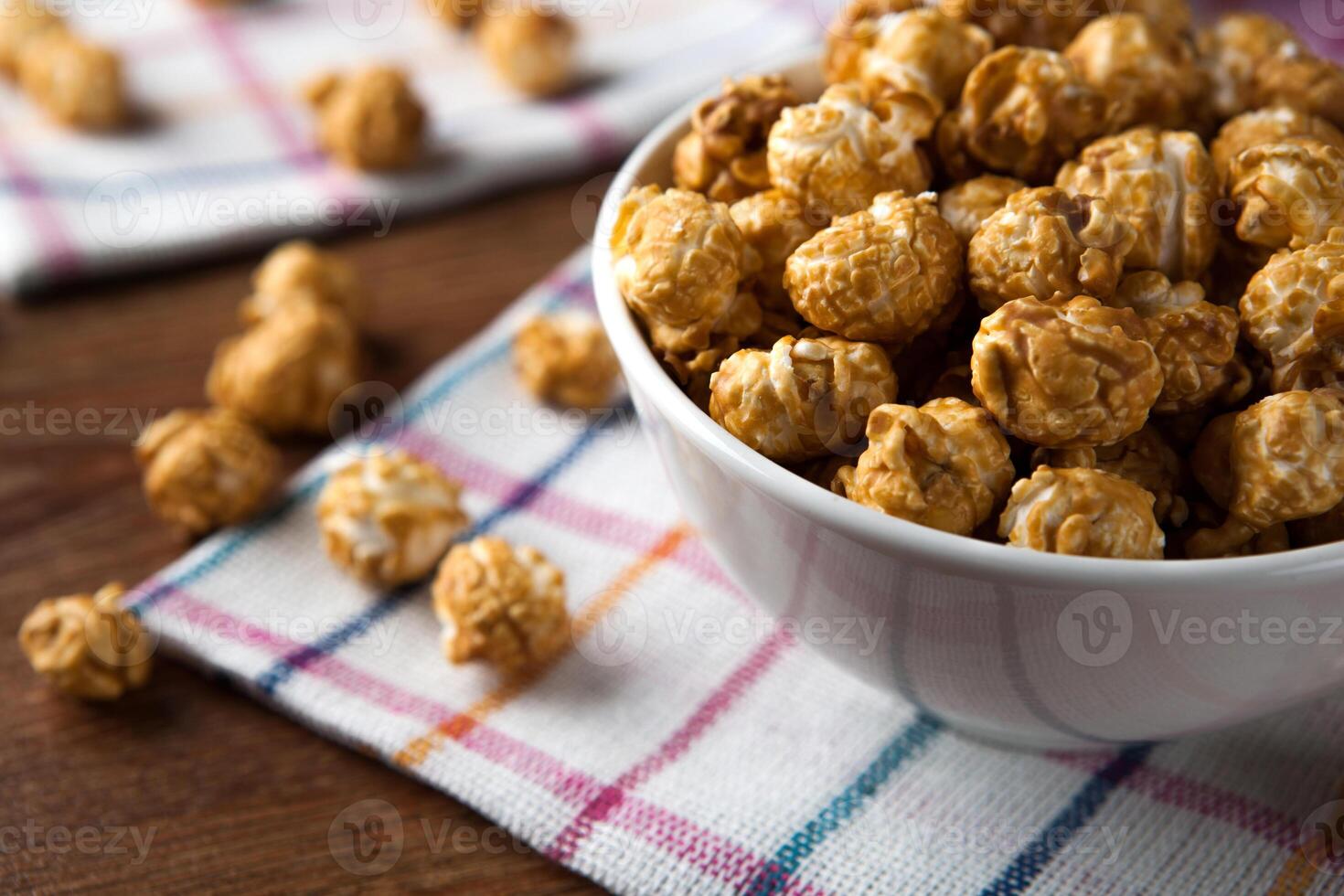 a lot of golden caramel corn photo