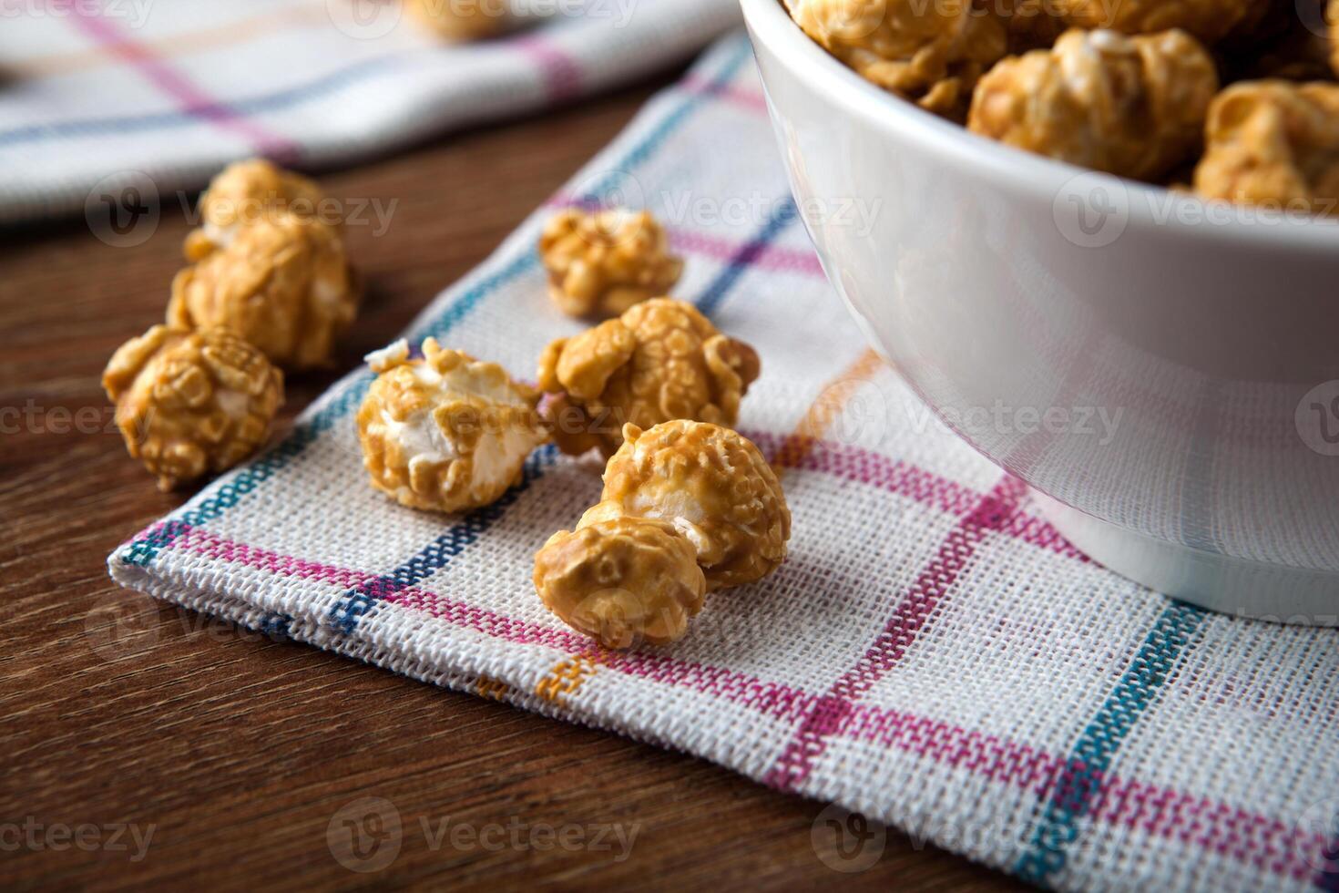 a lot of golden caramel corn photo