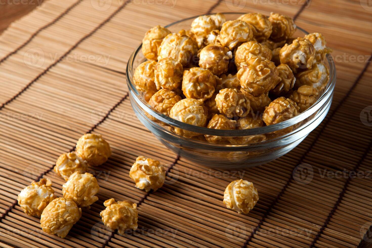 a lot of golden caramel corn photo