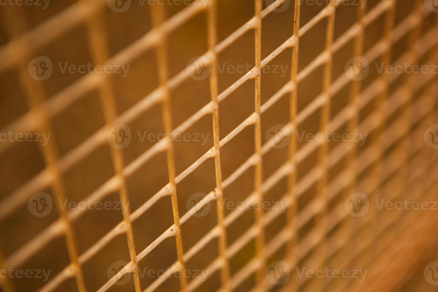 small metal grille from the fence photo