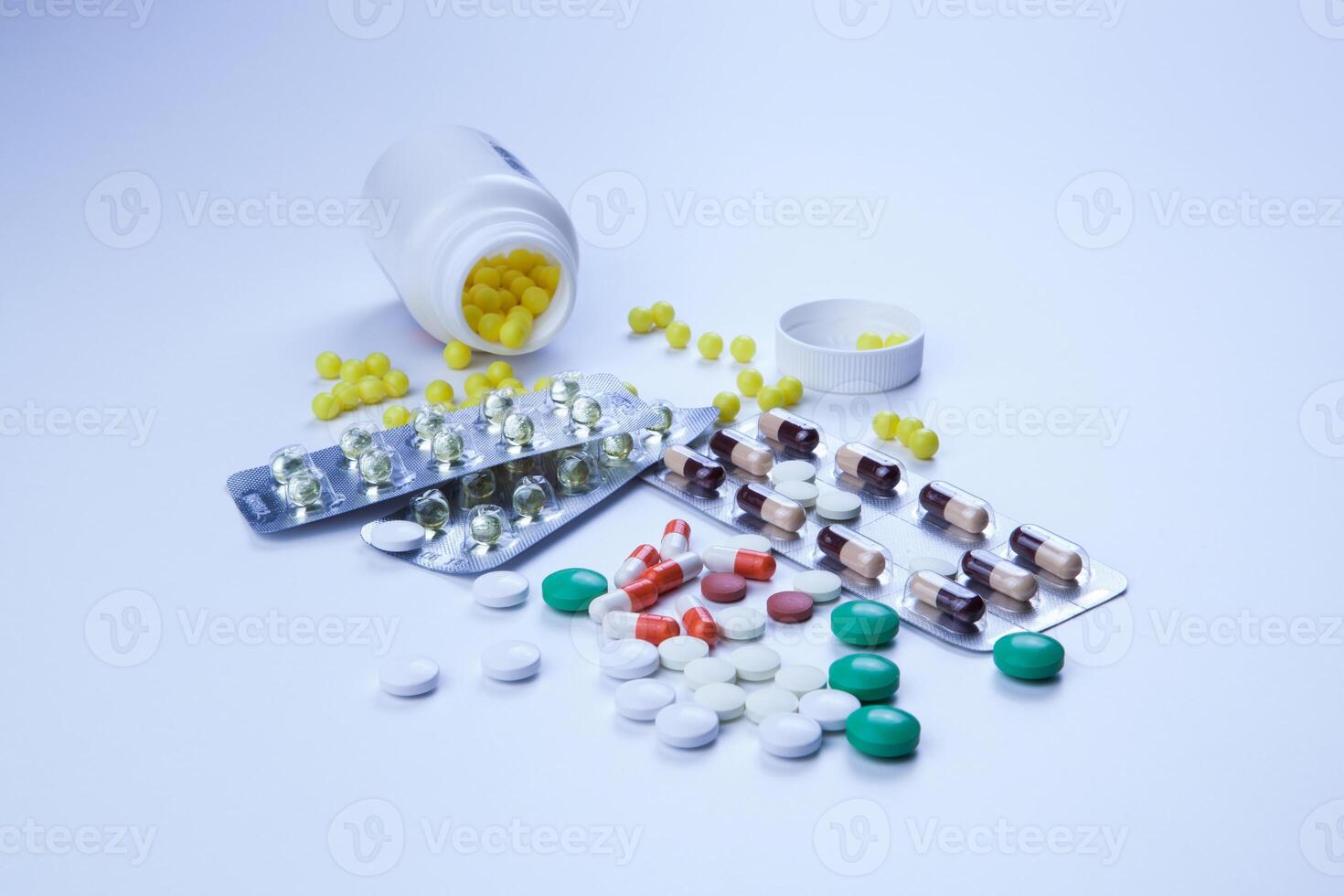 a variety of medications photo