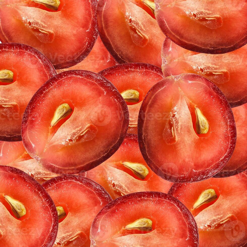 slice of red grape fruit for background photo
