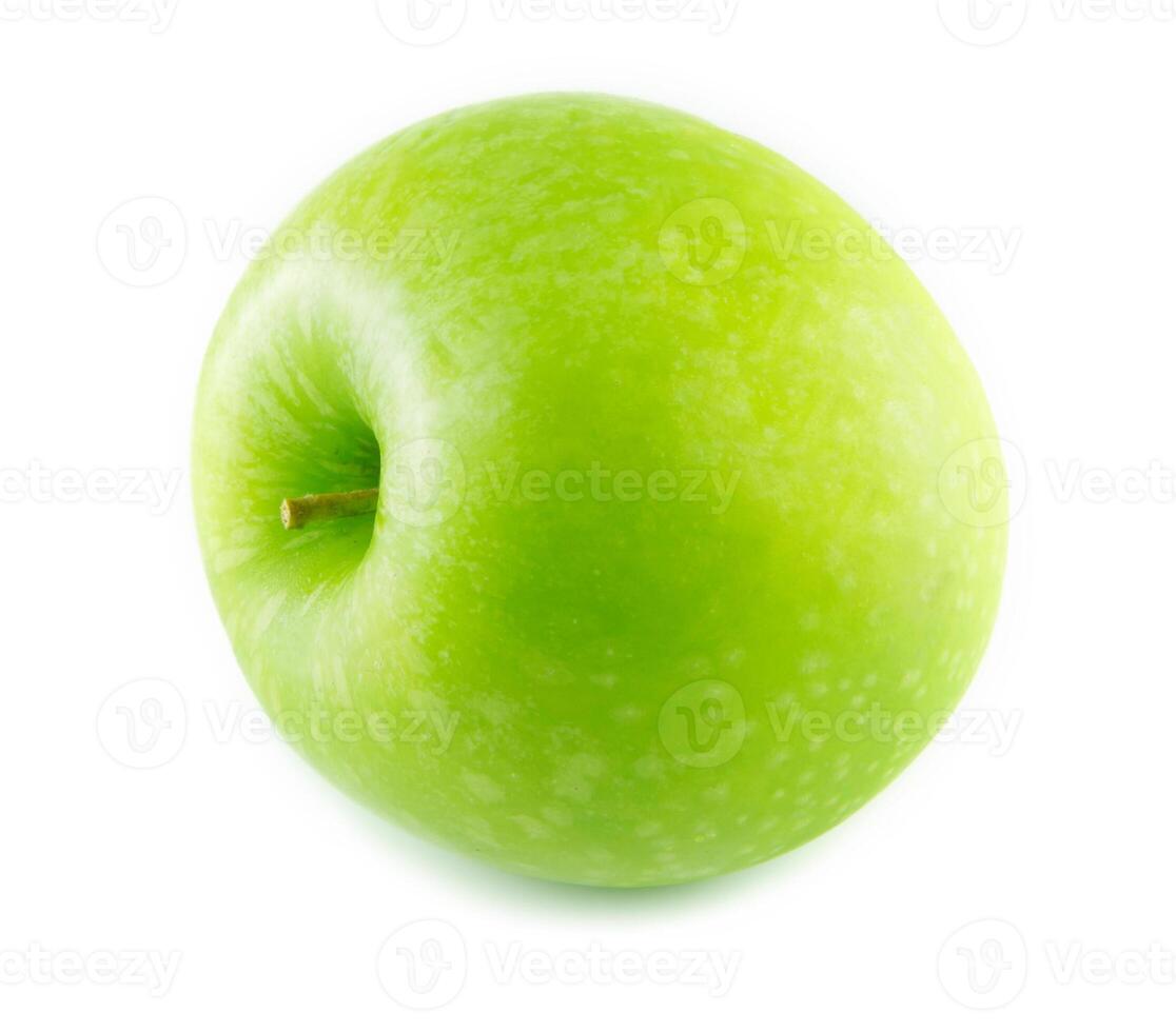 Green Apple isolated on white background photo