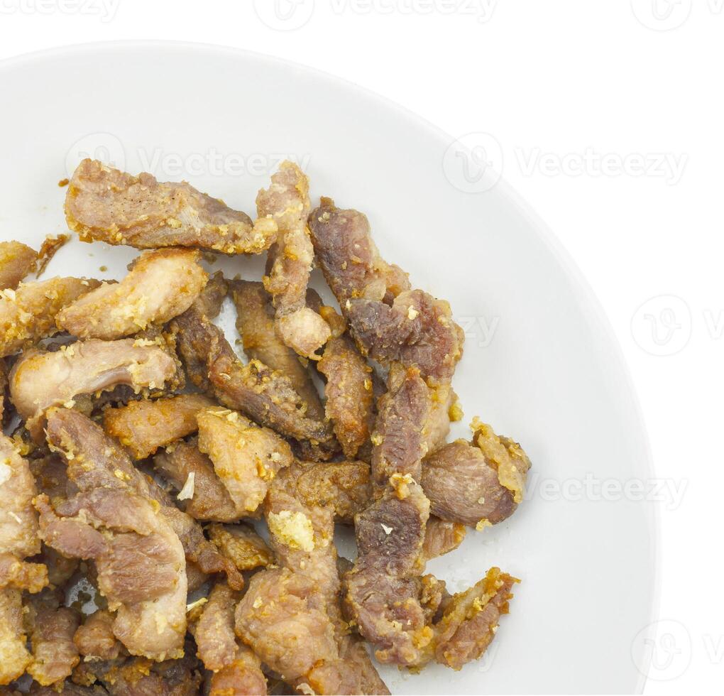 Grilled pork meat closeup photo
