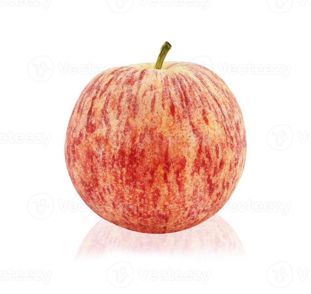 Red apple on a white background. photo