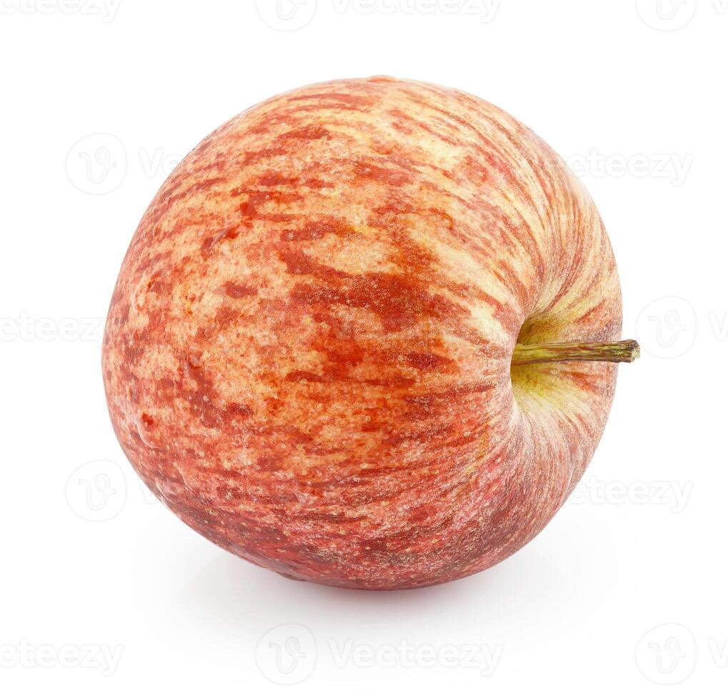 Red apple on a white background. photo